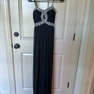 Elegant Black Evening Gown